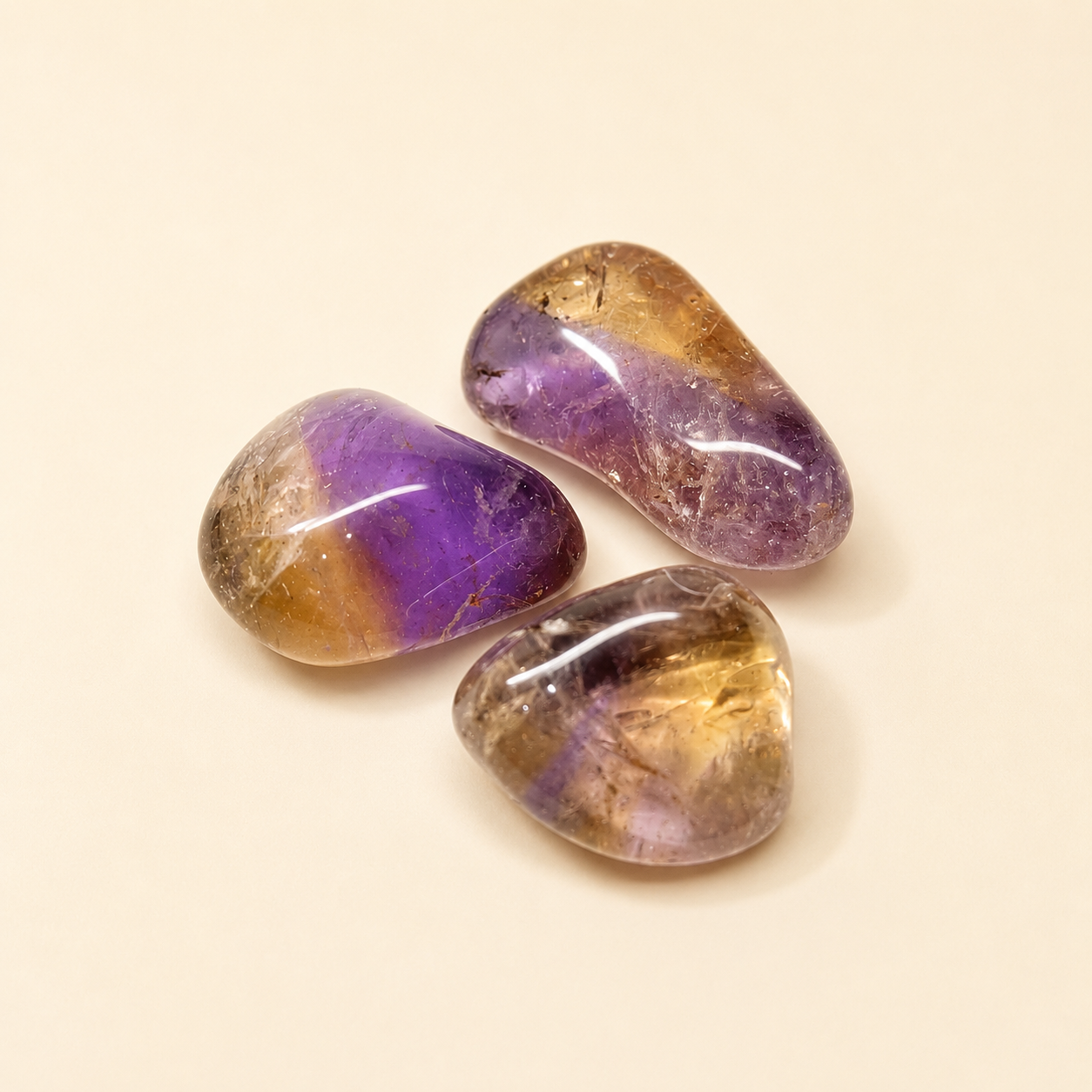Ametrine Tumbled Stone