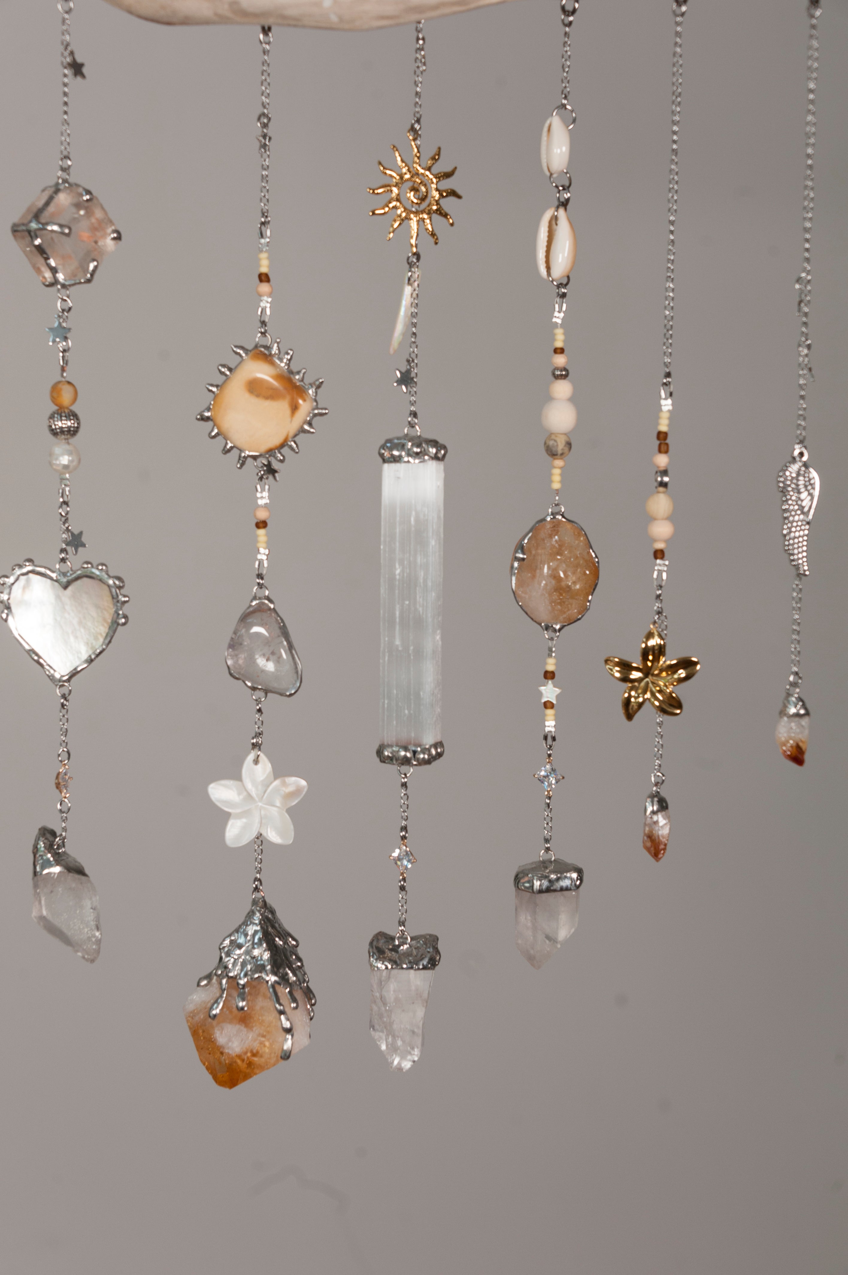 Golden Tides Crystal Hanging