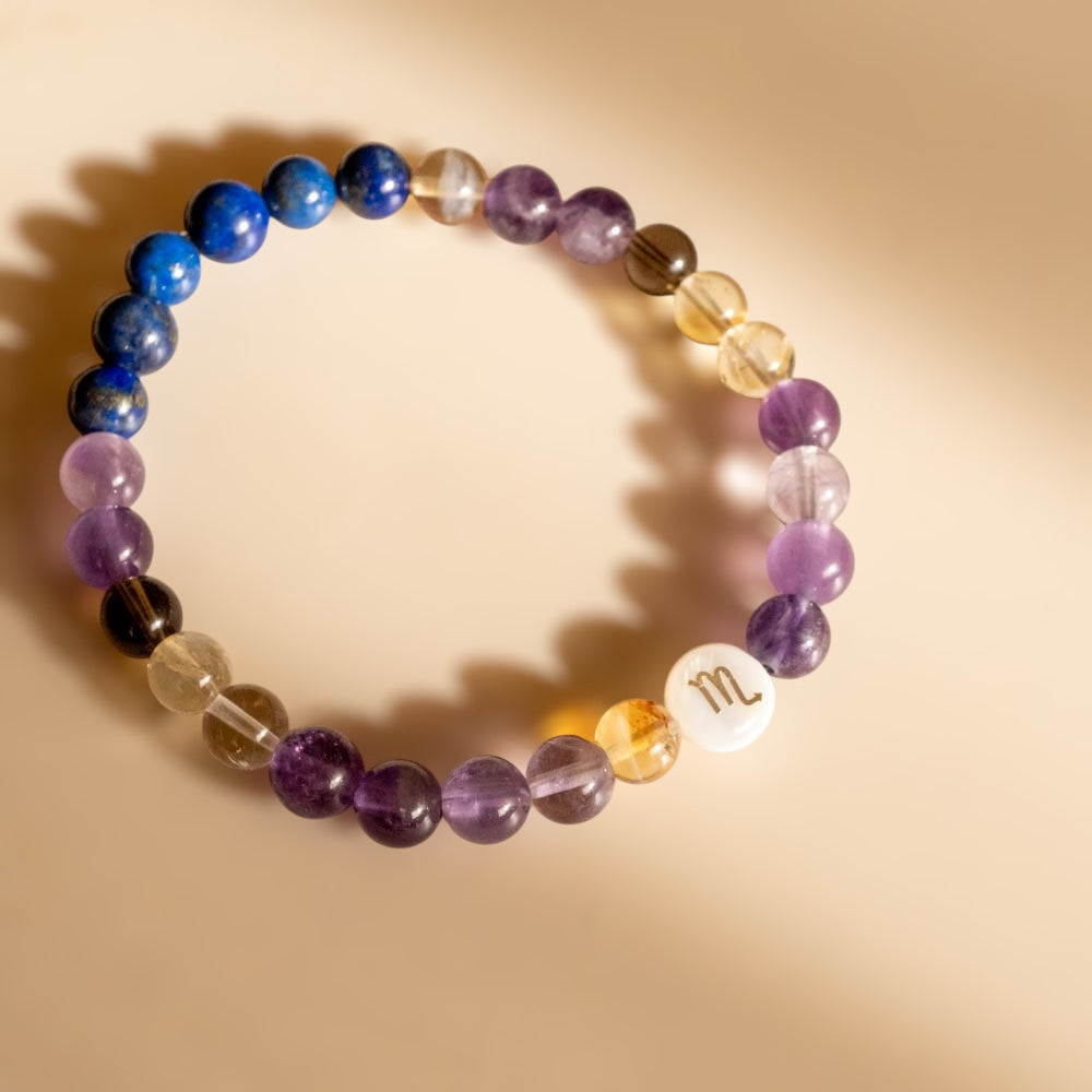 Scorpio Zodiac Beaded Bracelet 