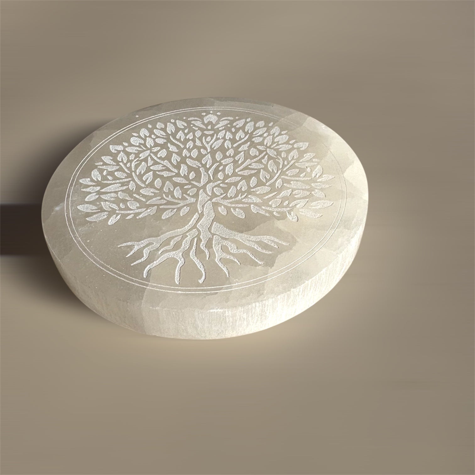 Selenite Charging Plate Tree of Life