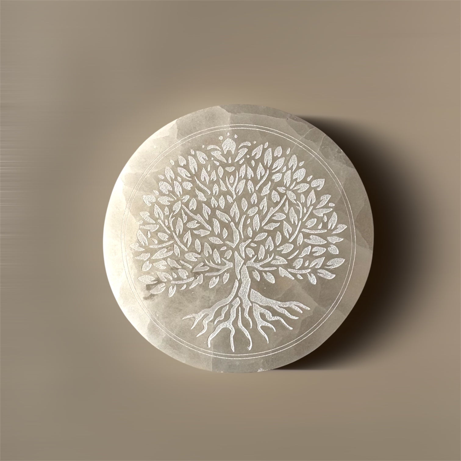 Selenite Charging Plate Tree of Life