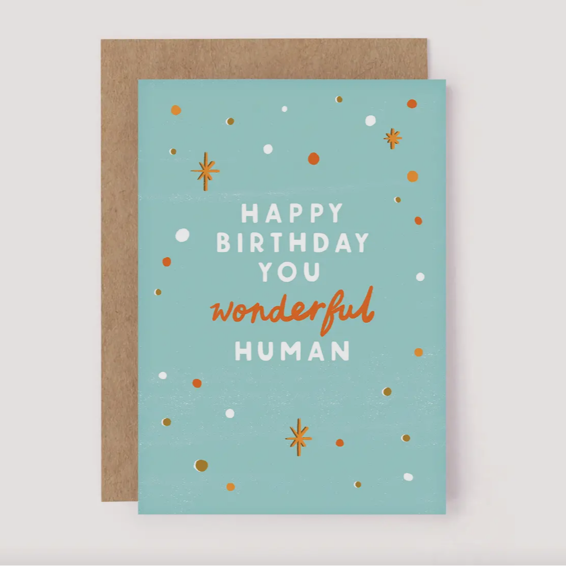 Wonderful human birthday card