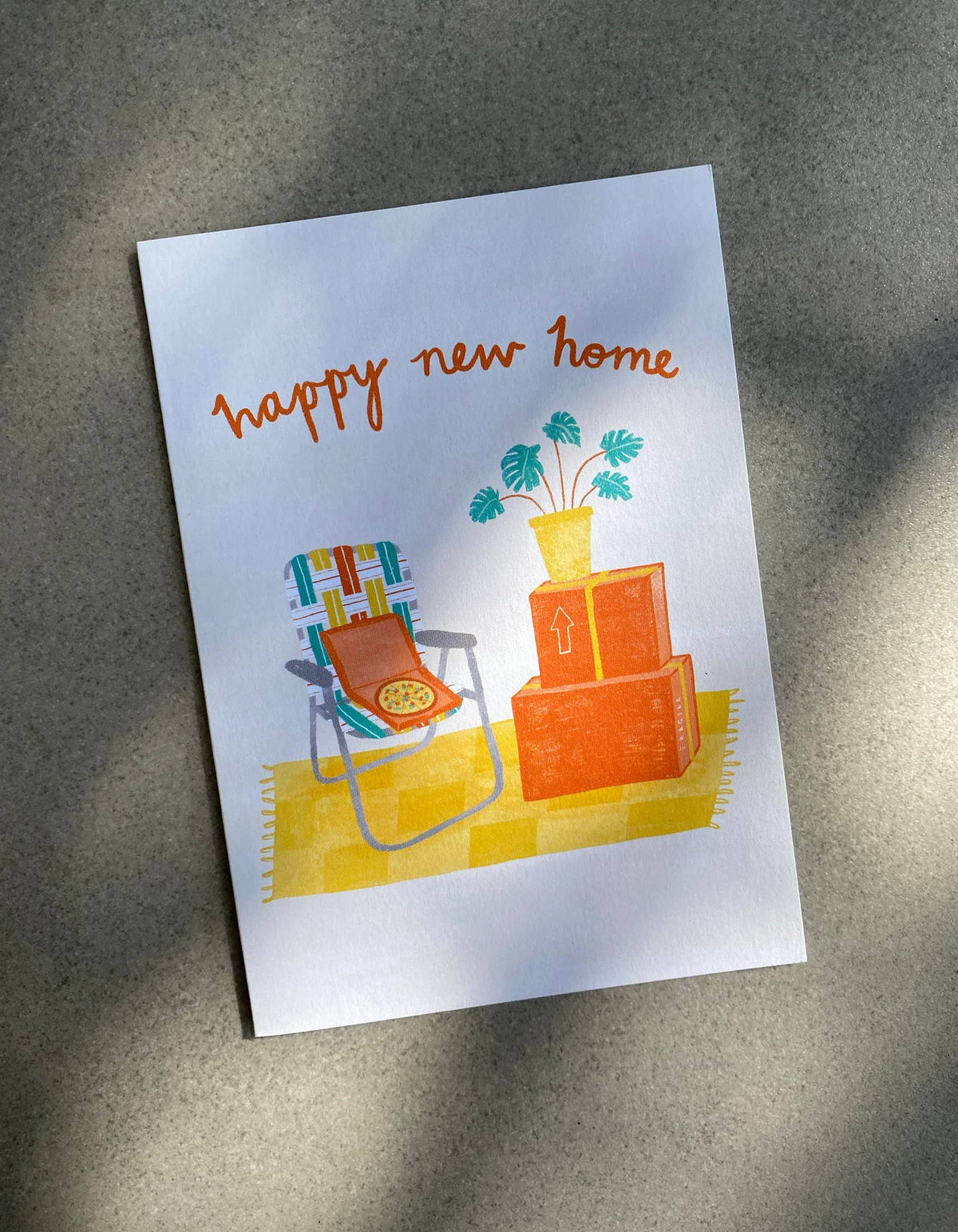 Happy New Home Greeting Card - Housewarming Card | New House