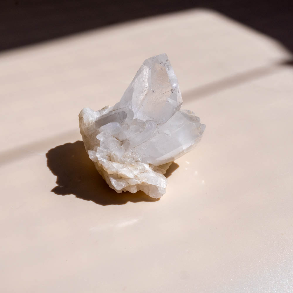 clear quartz cluster