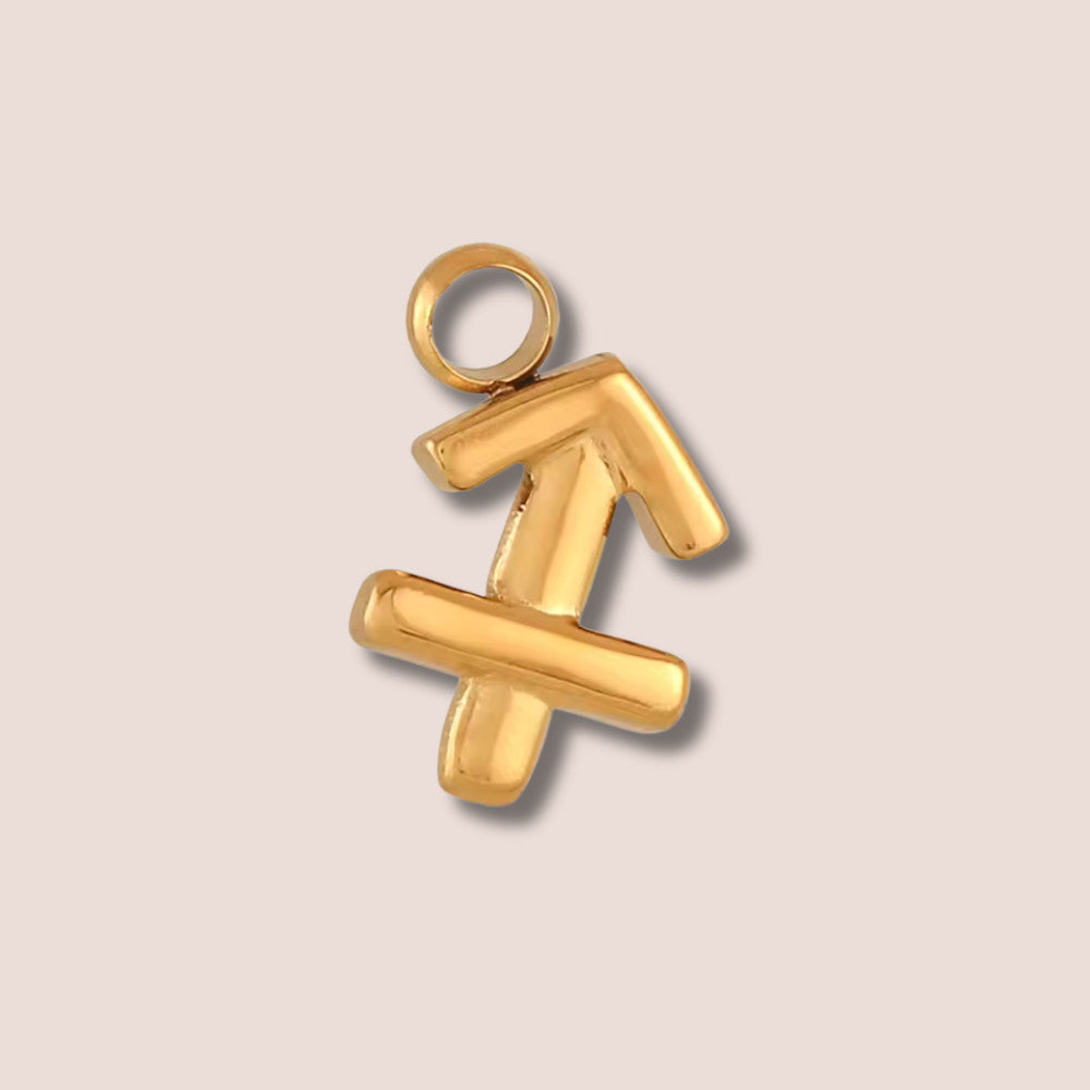 Sagittarius  gold charm