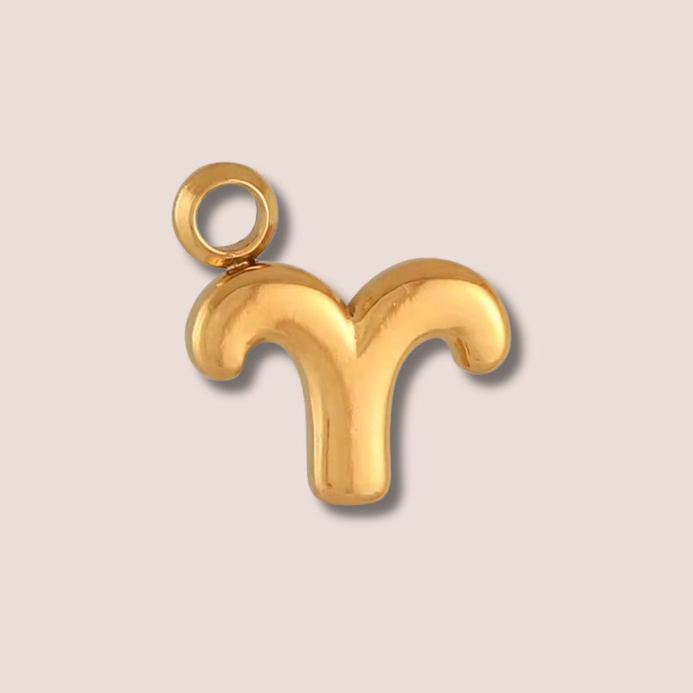 aries gold charm