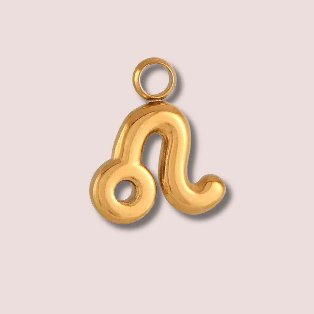 Leo gold charm