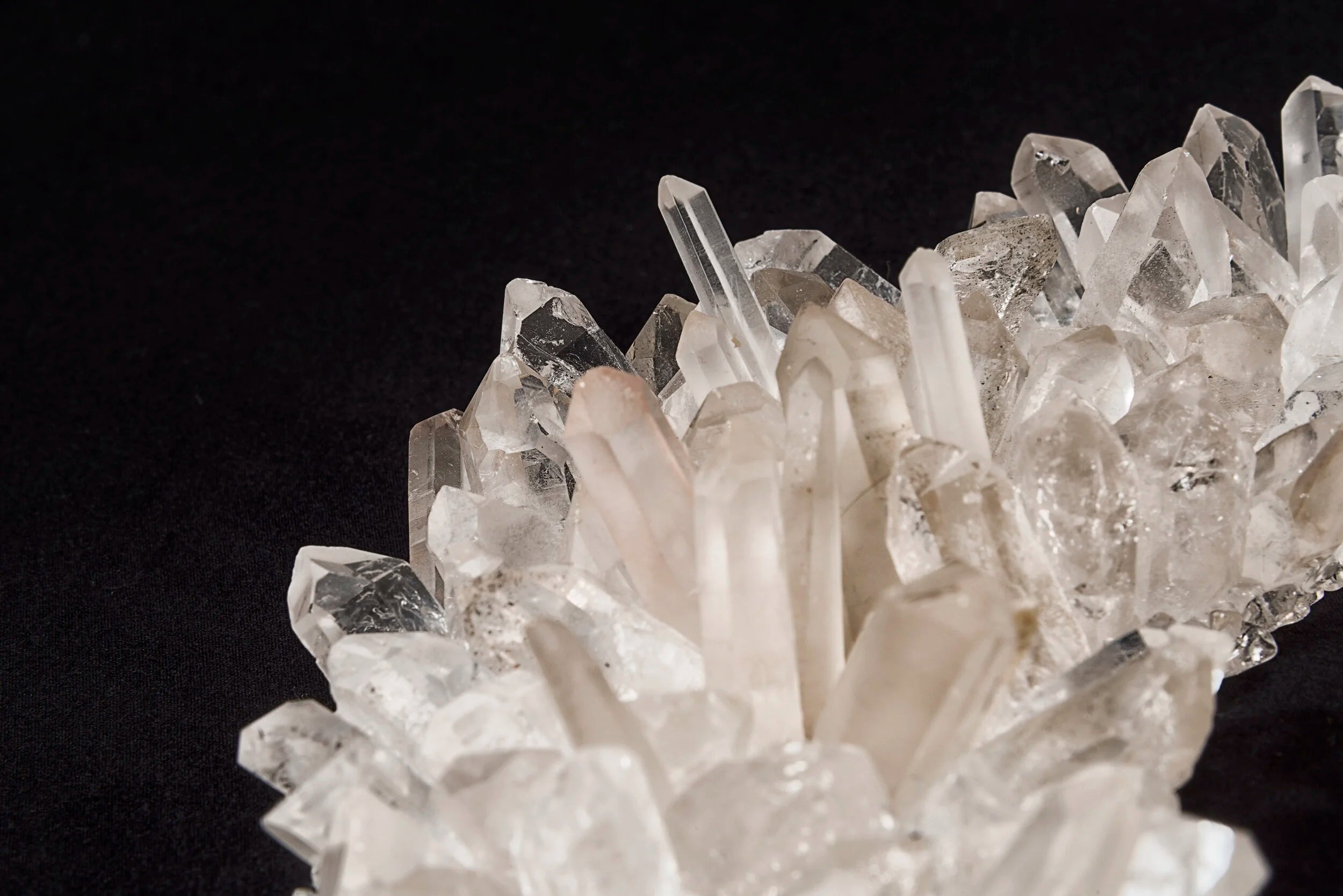 Quartz Crystal Moon Crescent