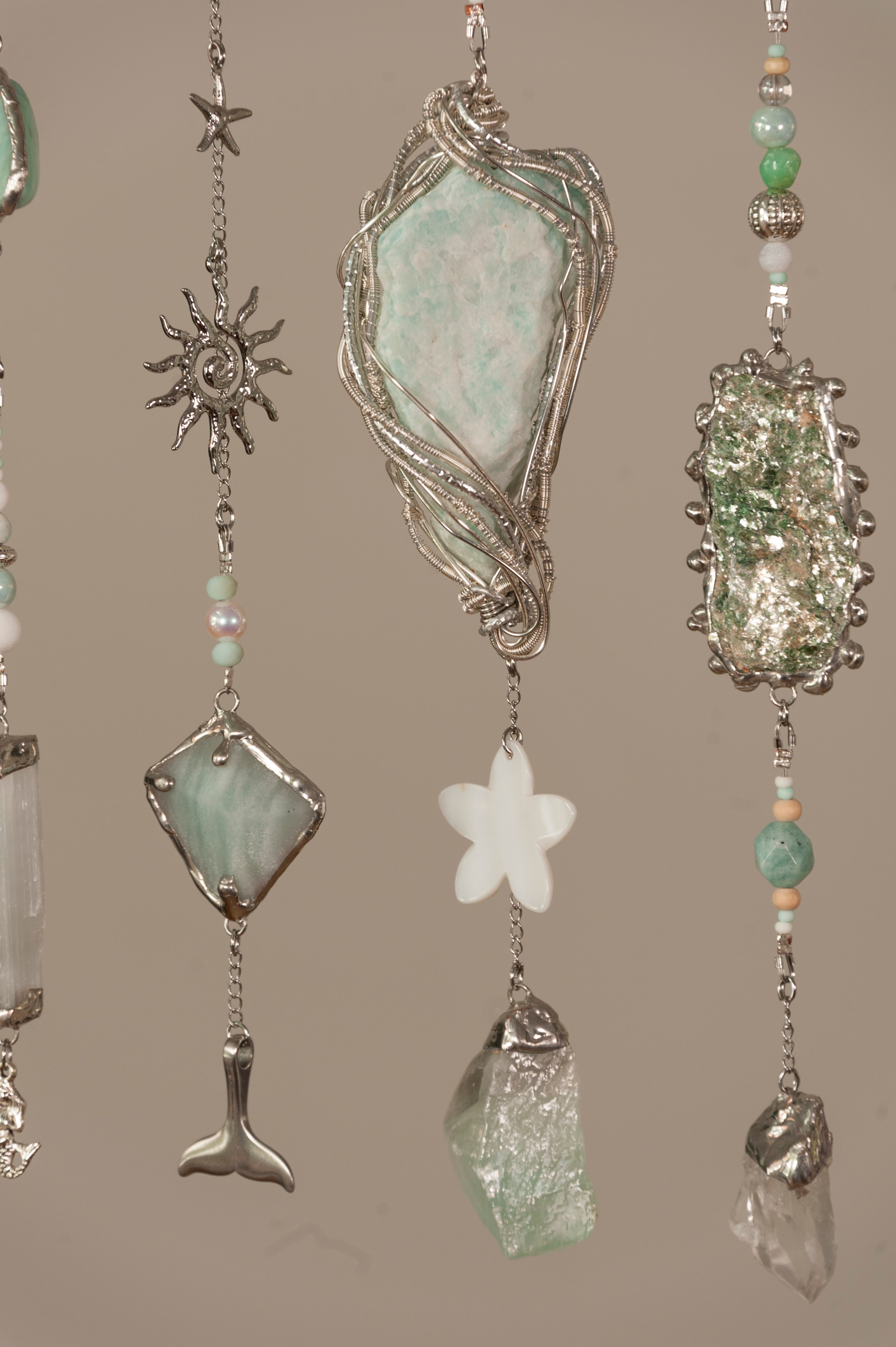 Crystal Mermaid Wall Hanging