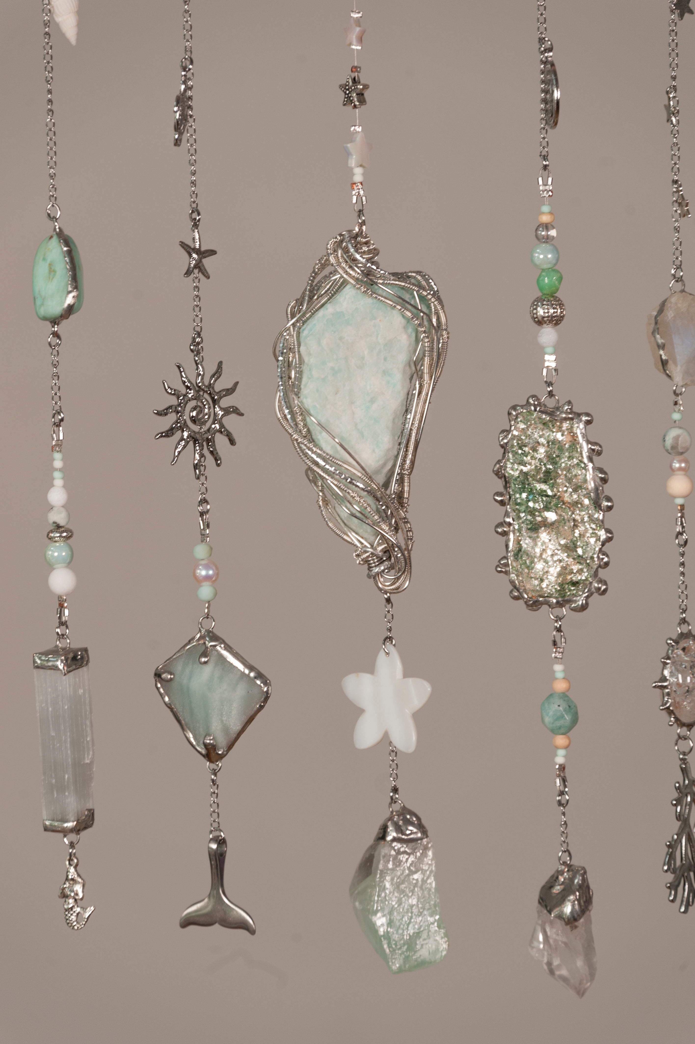 Crystal Mermaid Wall Hanging