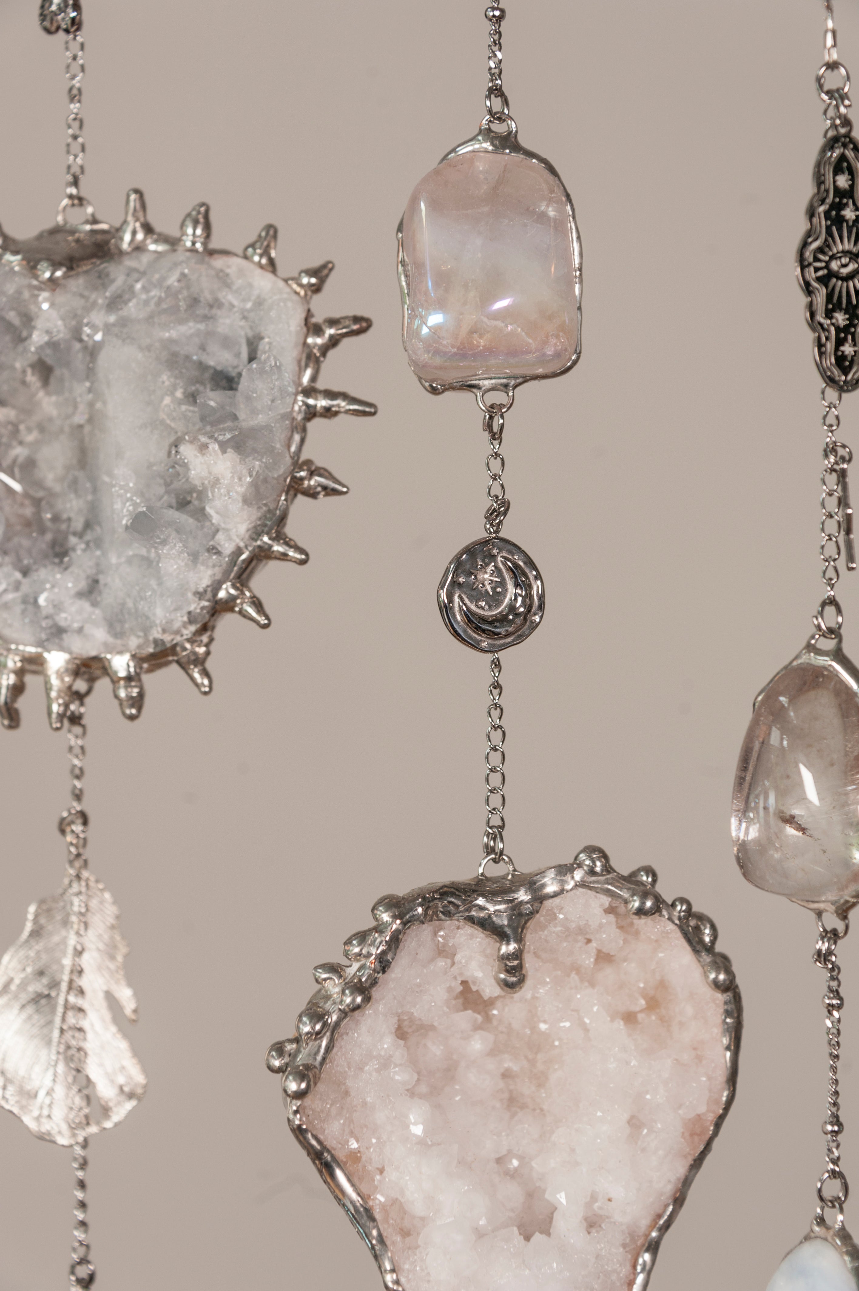 ‘Nurture’ Crystal Driftwood Wall Hanging