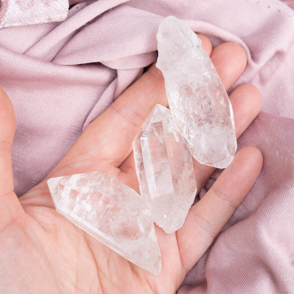 Clear Quartz Crystal Natural Points