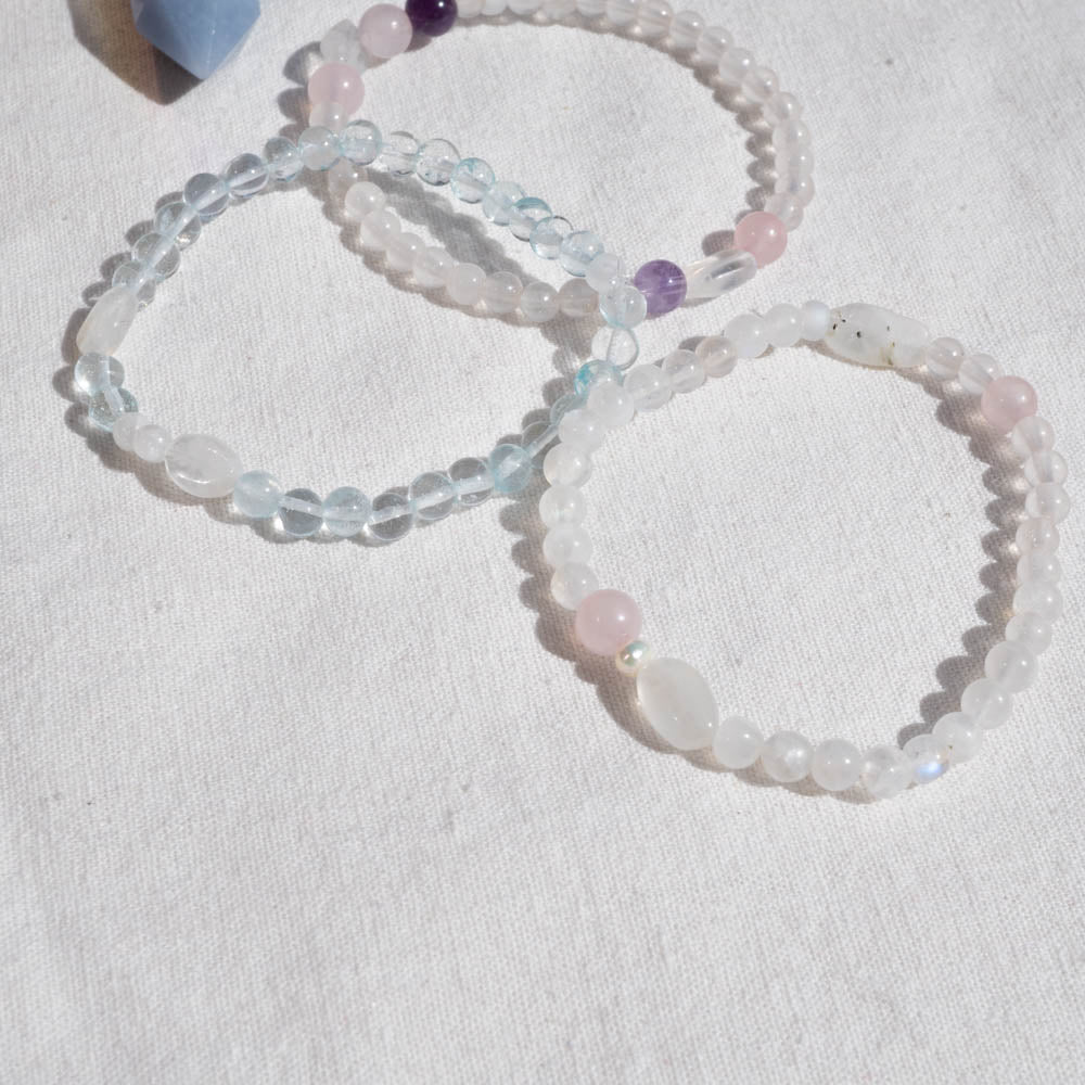 Moonstone bracelets