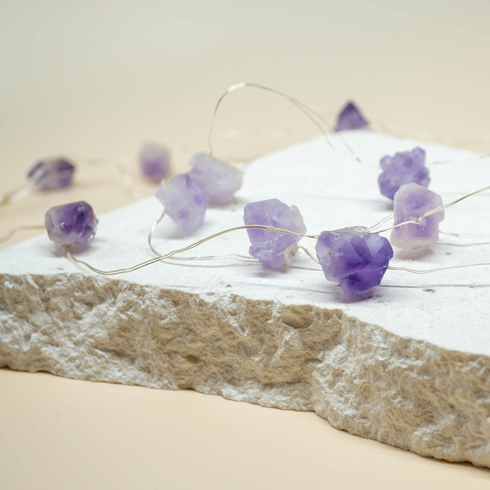Amethyst Crystal Fairy Lights by Northern Sky