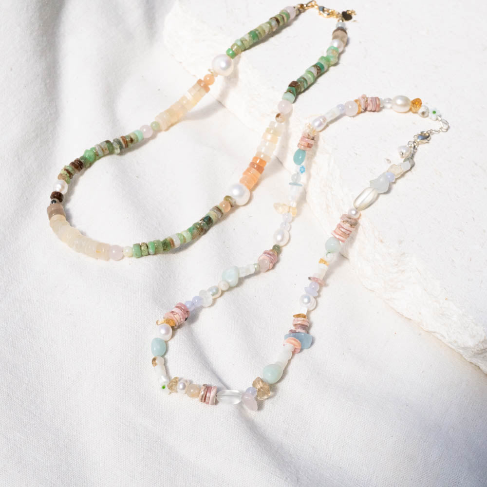 Mixed bead necklace