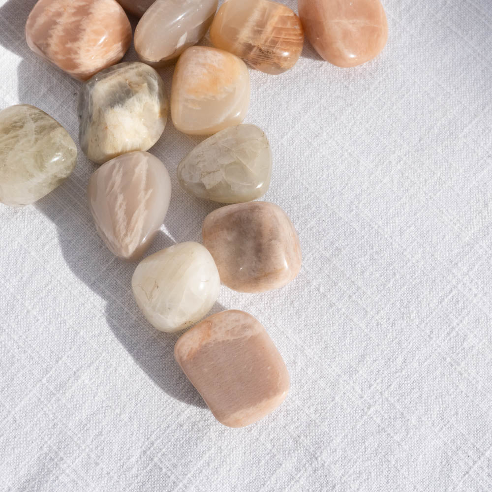 peach moonstone gemstones