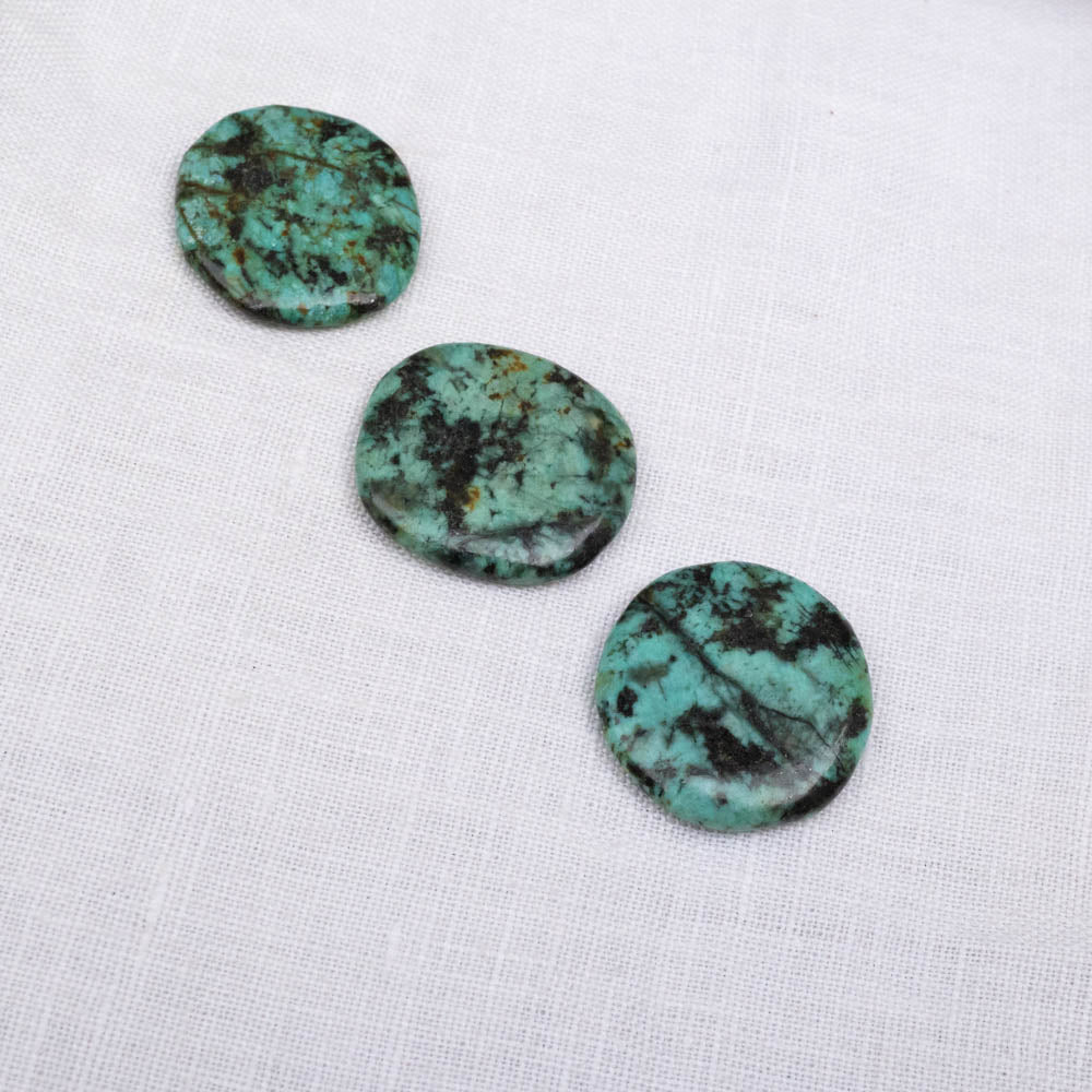 Turquoise palm stone