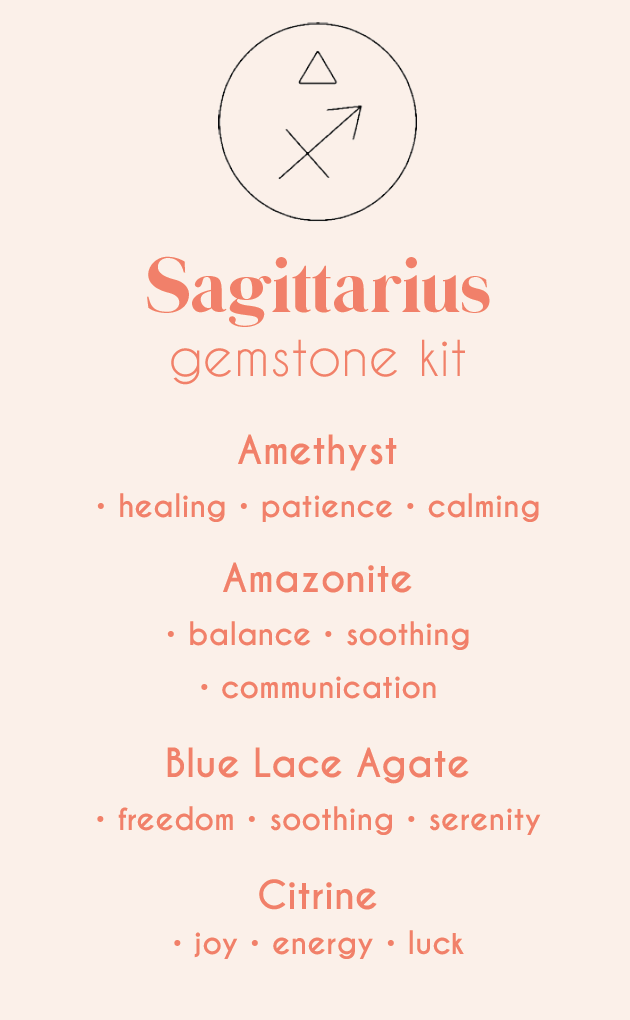 Sagittarius - Zodiac Gemstone Kit