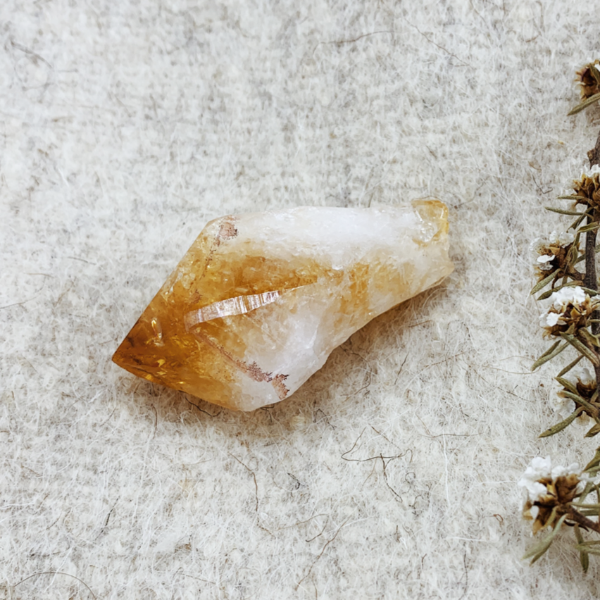 Citrine Natural Shaped Point