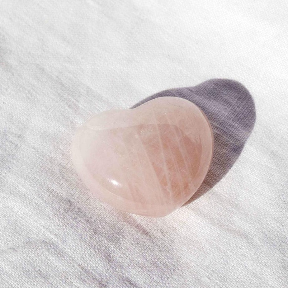 rose quartz heart